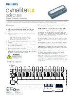 Philips Dynalite DDBC1200 Installation Instructions предпросмотр