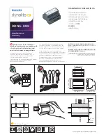 Philips Dynalite DDNG-KNX Installation Instructions preview