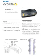 Philips dynalite DDPB22RJ12 Instruction Manual предпросмотр