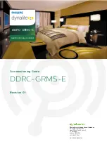 Philips dynalite DDRC-GRMS-E Commissioning Manual preview