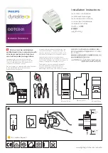 Preview for 1 page of Philips Dynalite DDTC001 Installation Instructions