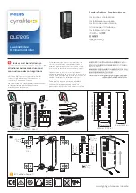 Preview for 1 page of Philips Dynalite DLE1205 Installation Instructions