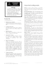 Preview for 2 page of Philips dynalite DLE1210GL Installation Manual