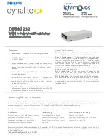 Preview for 1 page of Philips Dynalite DMNG232 Installation Manual