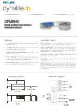 Philips dynalite DPMI940 Installation Manual preview