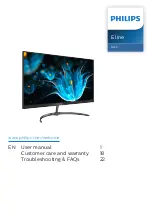 Philips E line 221E9 User Manual preview