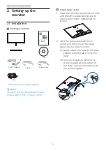 Предварительный просмотр 7 страницы Philips E line 221E9 User Manual