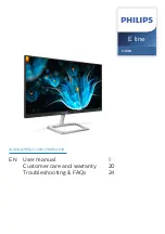 Philips E line 246E9QDS User Manual предпросмотр