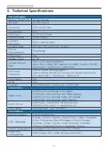 Preview for 16 page of Philips E line 246E9QDS User Manual