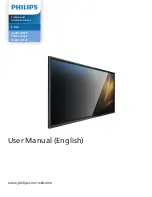 Предварительный просмотр 1 страницы Philips E Series User Manual