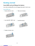 Preview for 4 page of Philips E122 User Manual