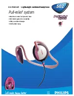 Philips EARGEAR HS502 Specifications preview