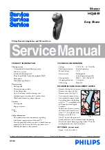 Philips Easy Shave HQ6849 Service Manual preview