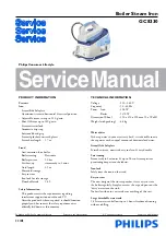 Philips EasyCare GC8330 Service Manual preview