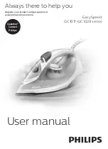 Philips EasySpeed GC1017 Series User Manual preview