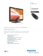 Philips EasySuite 19HFL3233D Brochure preview