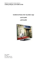 Philips EasySuite 32HFL3008D/10 Installation Manual preview