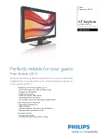 Предварительный просмотр 1 страницы Philips EasySuite 32HFL3232D/10 Brochure