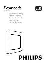 Preview for 1 page of Philips Ecomoods 16903/47/16 User Manual