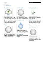 Preview for 2 page of Philips ecoMOODS 16922/87/16 Specifications