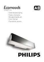 Preview for 1 page of Philips Ecomoods 30185/**/16 Series User Manual