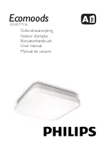 Preview for 1 page of Philips Ecomoods 30187/**/16 Series User Manual