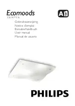 Philips Ecomoods 32614/**/16 Series User Manual preview