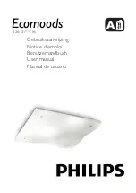 Preview for 1 page of Philips Ecomoods 32615/**/16 Series User Manual