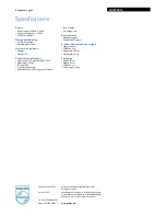 Preview for 2 page of Philips ecomoods 40339/48/16 Specifications