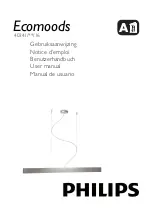 Preview for 1 page of Philips Ecomoods 40341/**/16 Series User Manual