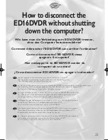 Preview for 23 page of Philips ED16DVDR User Manual