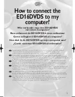 Preview for 5 page of Philips ED16DVDS User Manual