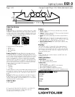 Philips EG1-3 Specification preview
