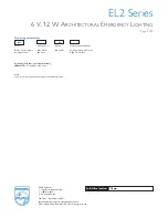 Preview for 2 page of Philips EL2 Series Manual