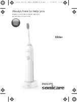 Philips Elite+ sonicare HX3285/06 Manual preview