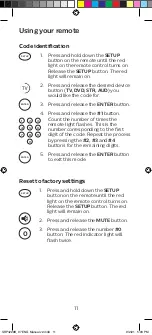 Preview for 11 page of Philips Elite SRP4219G/07 User Manual