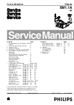 Preview for 1 page of Philips EM1.1A Service Manual