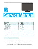 Preview for 1 page of Philips ENVISION P851 Service Manual