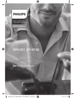 Philips EP4050 User Manual preview