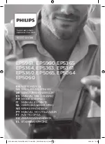 Philips EP5060 User Manual preview