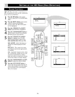 Предварительный просмотр 54 страницы Philips Epic 15PF9936/37 Directions For Use Manual