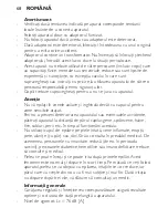 Preview for 68 page of Philips Epilator HP2844 Owner'S Manual