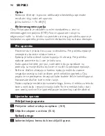 Preview for 94 page of Philips Epilator HP2844 Owner'S Manual