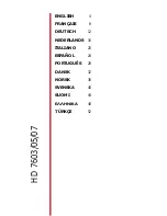 Preview for 2 page of Philips Essence HD 7603 User Manual