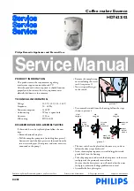 Philips Essence HD7622 Service Manual предпросмотр