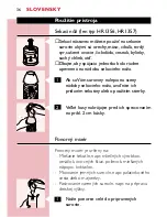 Preview for 36 page of Philips Essence HR1355 User Manual