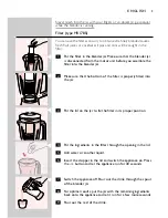 Preview for 9 page of Philips Essence HR1780 User Manual