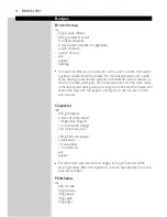 Preview for 12 page of Philips Essence HR1780 User Manual