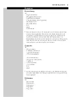 Preview for 43 page of Philips Essence HR1780 User Manual