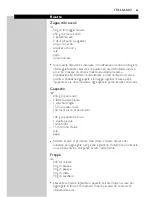 Preview for 63 page of Philips Essence HR1780 User Manual